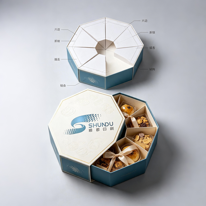 Luxury Custom Hexagon Gift Boxes