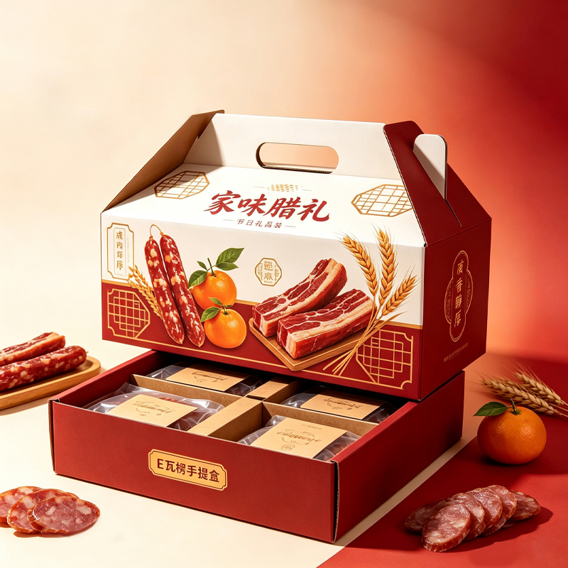 Food Gift Boxes with Handle